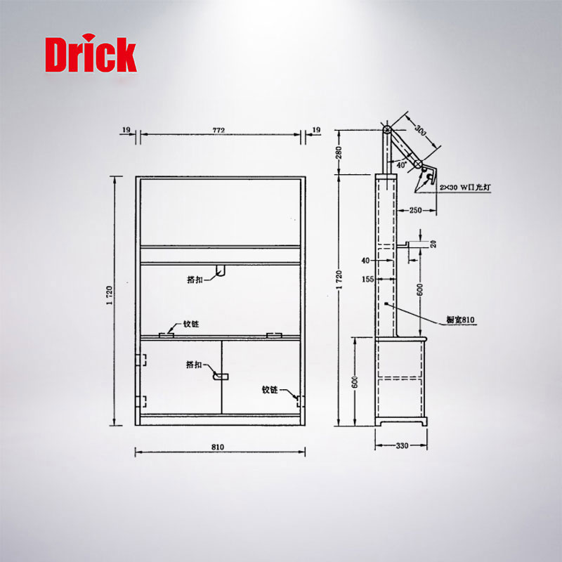 DRK908F紗線條干評(píng)定臺(tái)(黑板法)